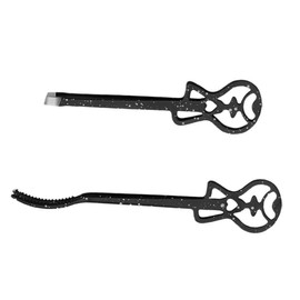 minkissy 2pcs Angled Eyelash Applicator Tool for Precision Lash Application and Eyebrow Grooming Portable Makeup Accessories for Go Touch Ups