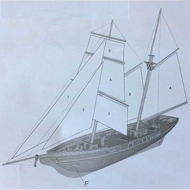 HAPYLY Scale DIY Hobby Wooden Ship Science Equipmen Assembly Model