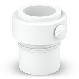 CYUXING White Pool Umbrella Holder Adapter Supplies, Umbrella Pole Stabilizer Not Easy to Damage Good Material, Easy Installation Suitable for 1.5" & 1.35" Poles