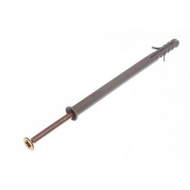 Pack of 8 Frame Fixing Screw With Nylon Wall Plug Window Anchor M8 X 120 Mm