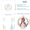 Zhenqing 3-Pack Witch Embroidery Kit for Beginners, Fantasy Magical Needlework