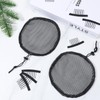 Psyqtsuary 5 Pcs Black Ponytail Hair Net Black Weaving Net