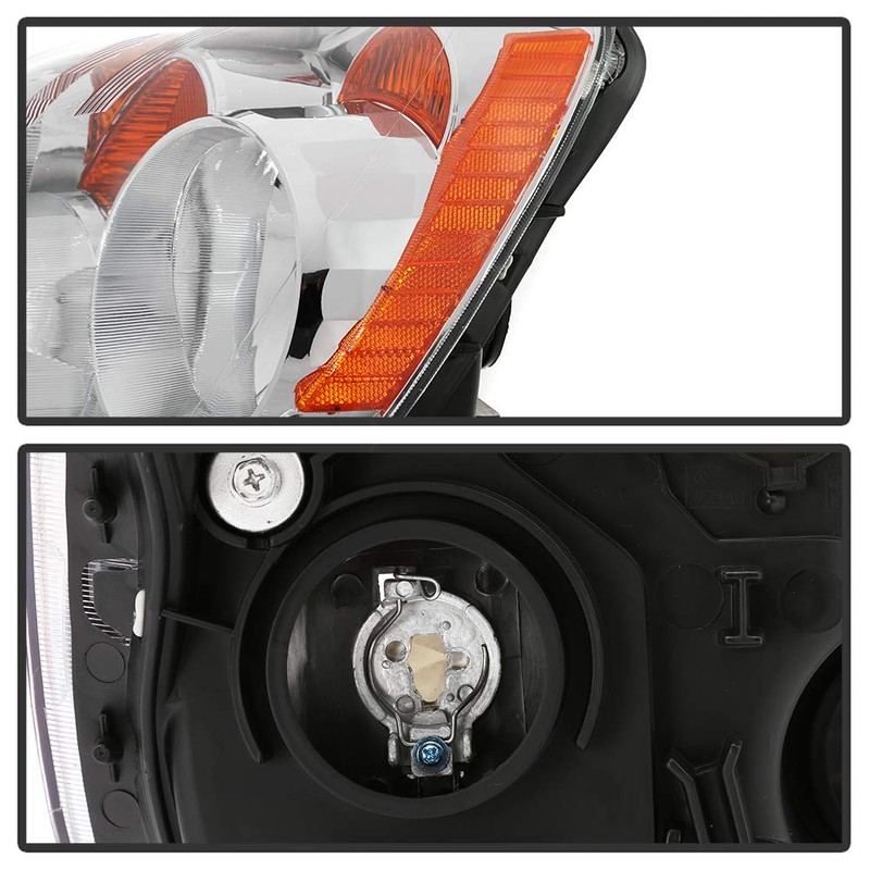 ACANII - For 2005-2006 Honda CRV C-RV Chrome Housing Headlights
