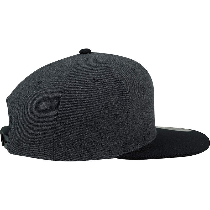 Flexfit Snapback USA Eagle Cap for Men and Women, Charcoal-black
