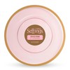 Blue Sky Pink Charger Plates With Gold Rim 4 Pack