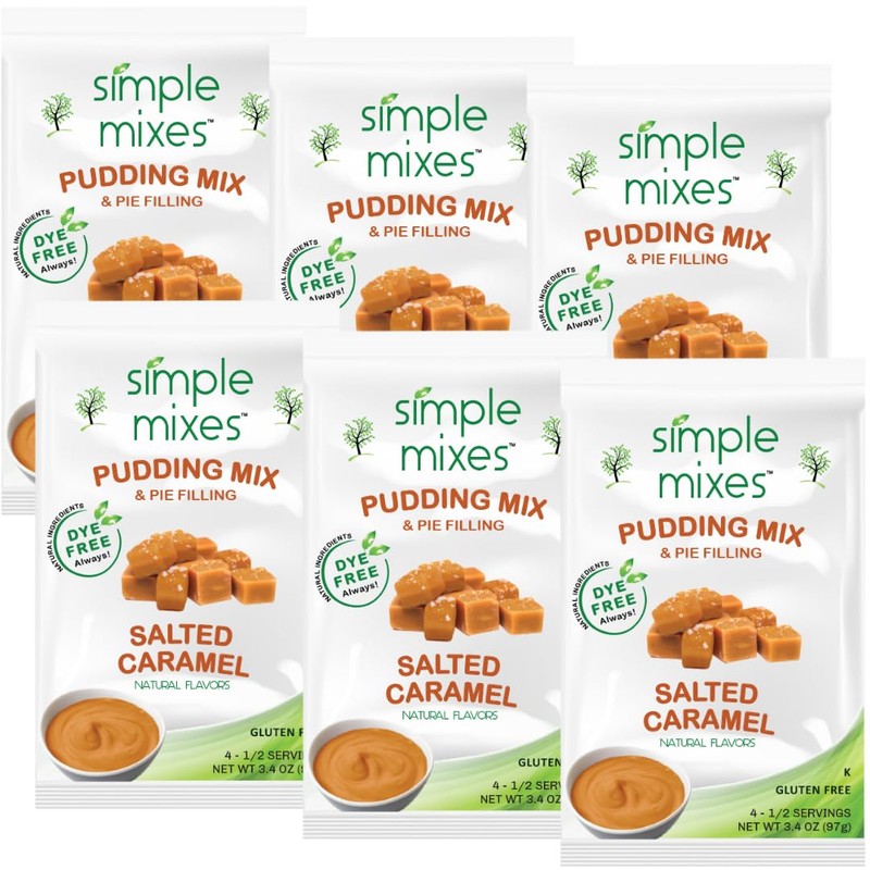 Simple Mixes Natural Instant Pudding & Pie Filling Mix, Healthy