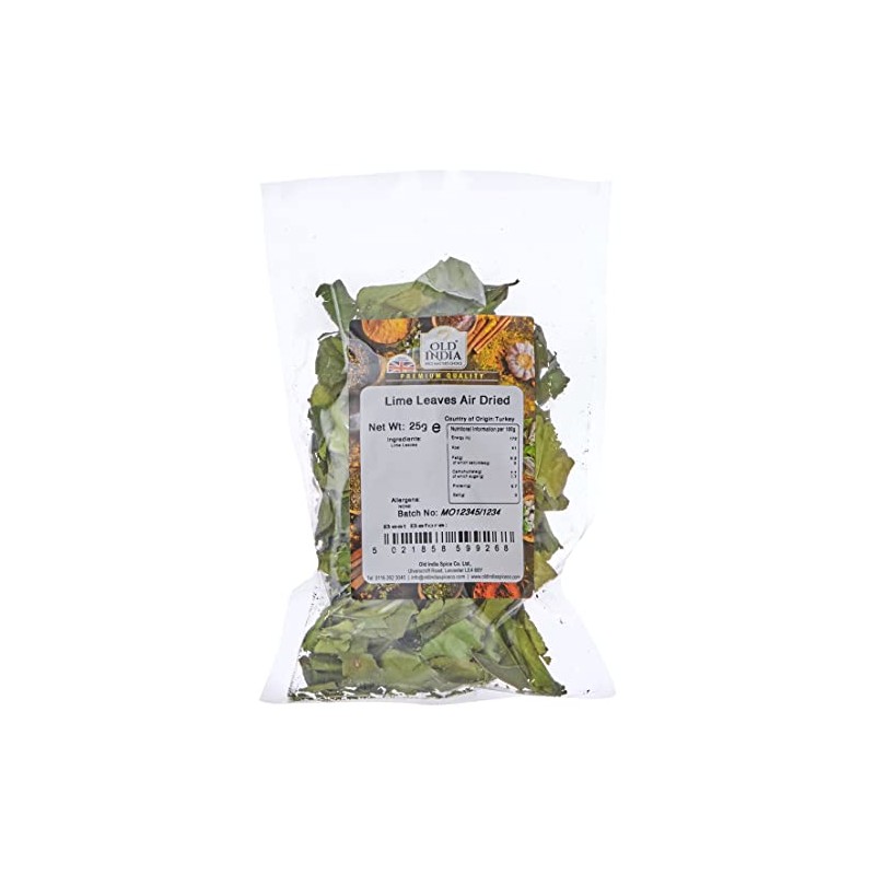 Old India Lime Leaves Air Dried 25g