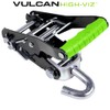 VULCAN Ratchet Buckle with Finger Hook - High Viz -