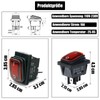Powice 2 x Glow Switch IP65 Waterproof Type, Ship Type