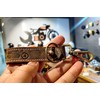 THE BIKERZ BUFF LEATHER KEY CHAIN/RING
