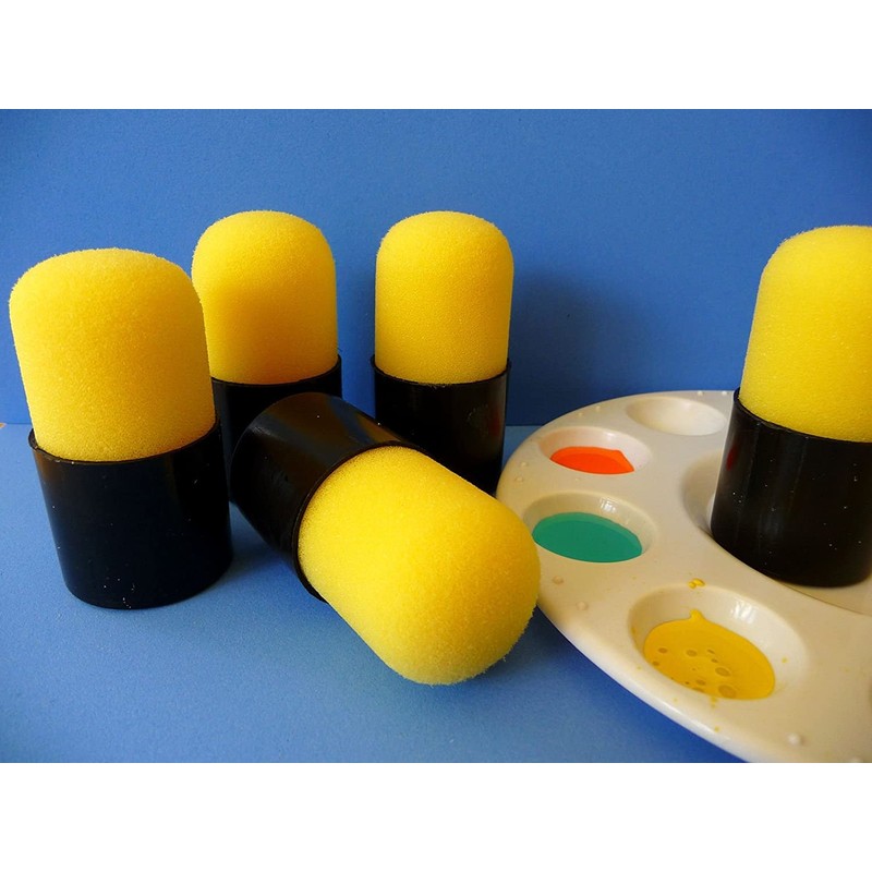 Major Brushes Mini Foam Sponge Paint Dabbers - Pack of