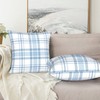 Mondiafy 2 Pack Throw Pillow Covers Soft Touch Plush 18x18