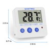 Fridge Freezer Thermometer Max/Min Memory GXSTWU High & Low Temperature