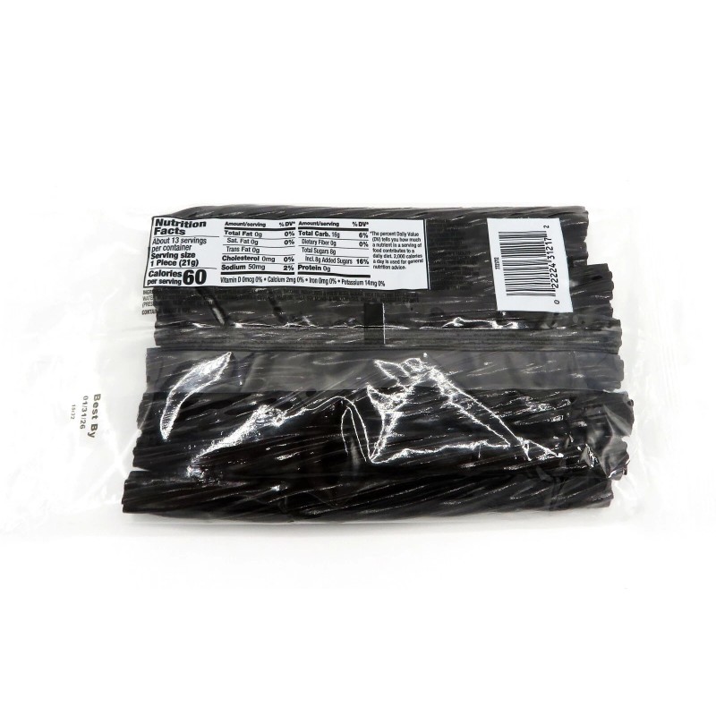 Tractor Supply Naturally Flavored Black Licorice Candy 9.5 Ounce Bag