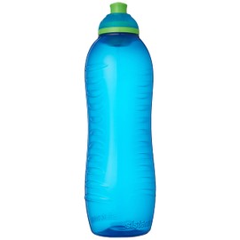 Sistema Twist 'n' Sip Water Bottle, Leakproof Water Bottle, 620 ml, BPA-Free, Blue