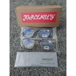 Jorcensey Reading Glasses 1.50 Anti Blue Function Lens Black Brown Tortoise New