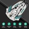 Zalizr 18 in 1 Foldable Wire Stripper, Multifunctional Electrical Pliers