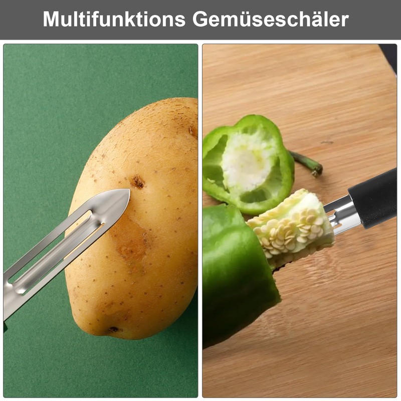 Peeler, 2 Pieces Multifunctional Vegetable Peeler, Potato Peeler, Peeler, Asparagus
