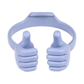 Honsky Thumbs up Cell Phone Stand,Stocking Stuffers Idea,Ok Stand Tablet Stand Cradle for Desk,Smartphone Cellphone Mobile Phone Tablets - Universal Adjustable Flexible - Light Purple