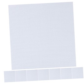 Operitacx 8pcs Cross Stitch Cloth Embroidery Fabrics Sewing Gridding Fabric Embroidery Cloth Cross-Stitch Fabric Embroidery Gridding Fabrics Portable Embroidery Fabric White Polyester