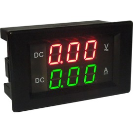 LM YN Digital Voltage Current Meter DC 0-300V 0-100A Ammeter Voltmeter Red & Green LED Dual Display With Shunt Two-wires