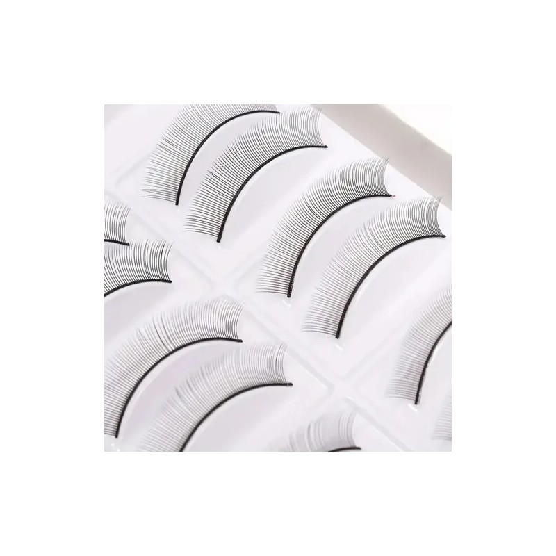 Pestañas Práctica Extensiones Maquillaje Lashista 10 Pares