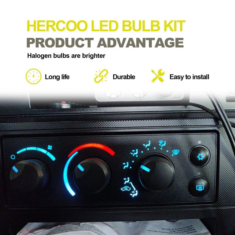 SYudwen LED Lights Bulbs Kit for AC Climate Heater Control
