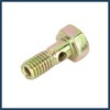 INFINAUTO M6x1.0mm Metric Thread Banjo Bolts Brake Fitting Adapter Stylish