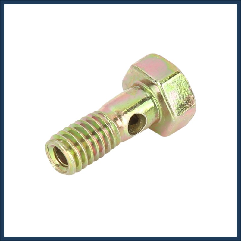 INFINAUTO M6x1.0mm Metric Thread Banjo Bolts Brake Fitting Adapter Stylish