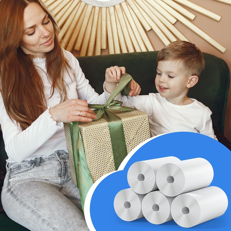 5 Rolls Kids Instant Camera Refill - HD Thermal Print