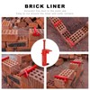 2PCS Brick Line Runner, 3.5-4.7 Inch Clamp Width Brick Clamps