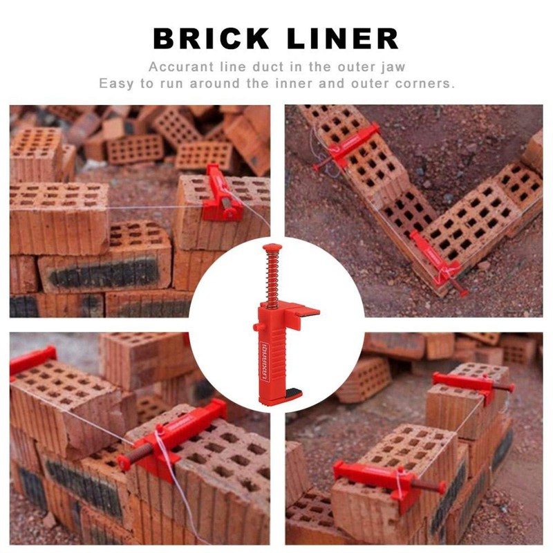 2PCS Brick Line Runner, 3.5-4.7 Inch Clamp Width Brick Clamps