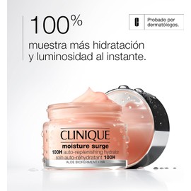 Clinique Moisture Surge 100H Crema Hidratante en Gel Sin Aceite con Ácido Hialurónico Hidratación Profunda para Todo Tipo de Piel
