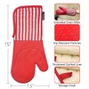 Alselo Silicone Oven Mitts Heat Resistant 932℉ with Waterproof &