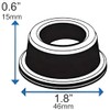 Protector de pared para tope de puerta (paquete de 4)