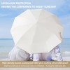 leznazik Folding Umbrella Anti-UV Compact Durable Folding Umbrella Auto Open