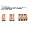 60Pcs Lever Nuts Quick Connect Wire Connector Conductor PCT‑212 ‑