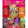 RAP SNACKS CANDY 6 Pack. Bears, Worms, Gumballs, Sour Faces,