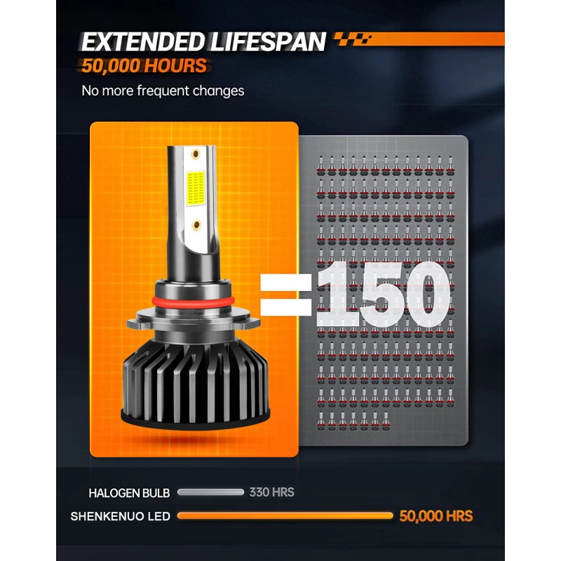 Unbranded For Chevy Silverado 1500 2500 2007-2015 Accessories LED Headlights