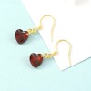 Magicbax 18K Gold Love Red Heart Cubic Zirconia Dangle Drop
