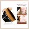 Qin Derdom Flat Head Foundation Brush, Premium Powder Brush, Portable,