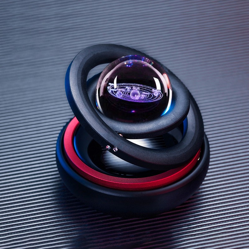 Car Perfume Pendant Galaxy Design Long Lasting Fragrance Solar Energy