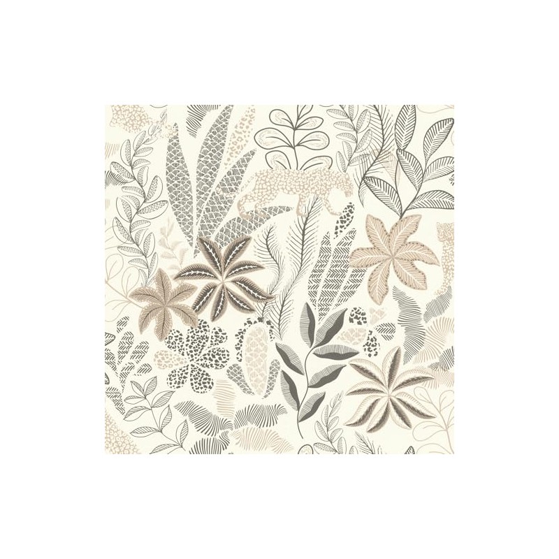 Rasch Alani Neutral Tropical Wallpaper, RH792911