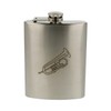 Hip Flask German Flugelhorn - Beautiful Gift for Musicians