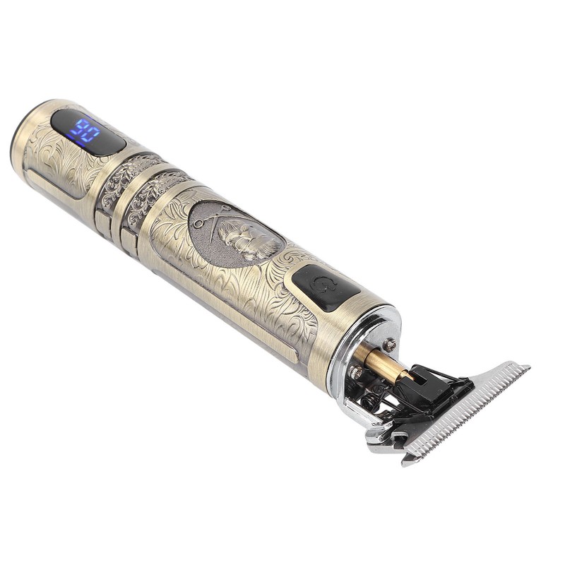 Electric Hair Trimmer Clipper USB Portable Professional Retro Hair Cutting
