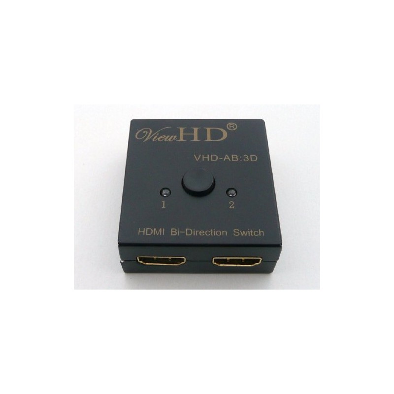 ViewHD HDMI Bi-Directional 2x1 or 1x2 A-B/AB Switch | Model: