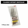 Albion Engineering 1258-G01 7-Piece Classic Offset Caulk Tooling Spatula Set,