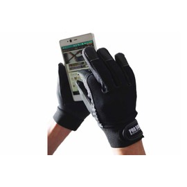 Fuji Gloves PS-993 Synthetic Leather PU Gloves, Blue, M