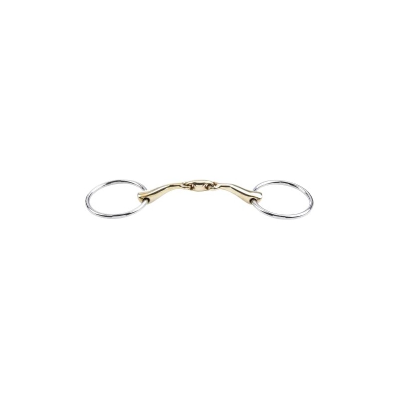 BUSSE KAUGAN® Shaped Snaffle Bit 14 mm, Double Jointed