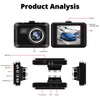 Car DVR Dashcam 1080P Full HD Loop Motion Detection Dashboard